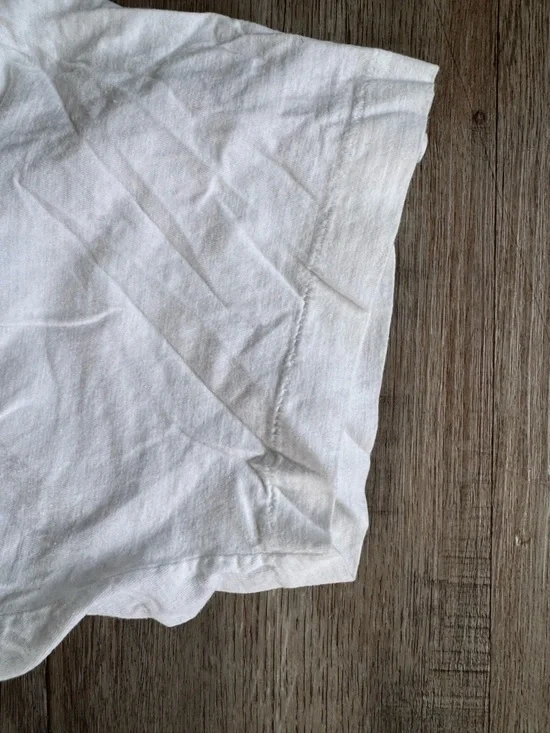 Vintage White St. Maarten Graphic Tee with Nautical Flags - Picture 4 of 5